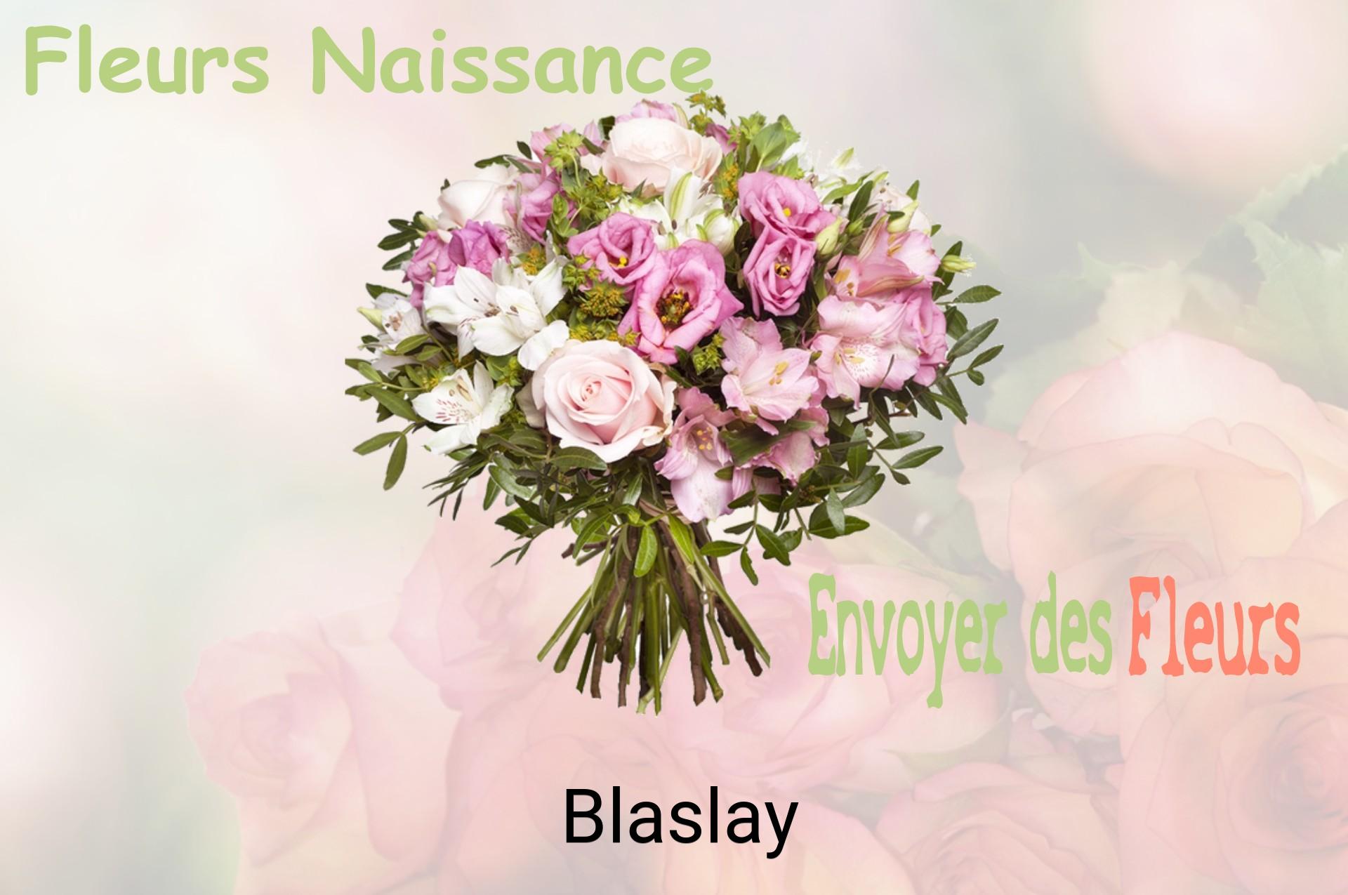 Bouquet de fleurs de naissance livré à Blaslay